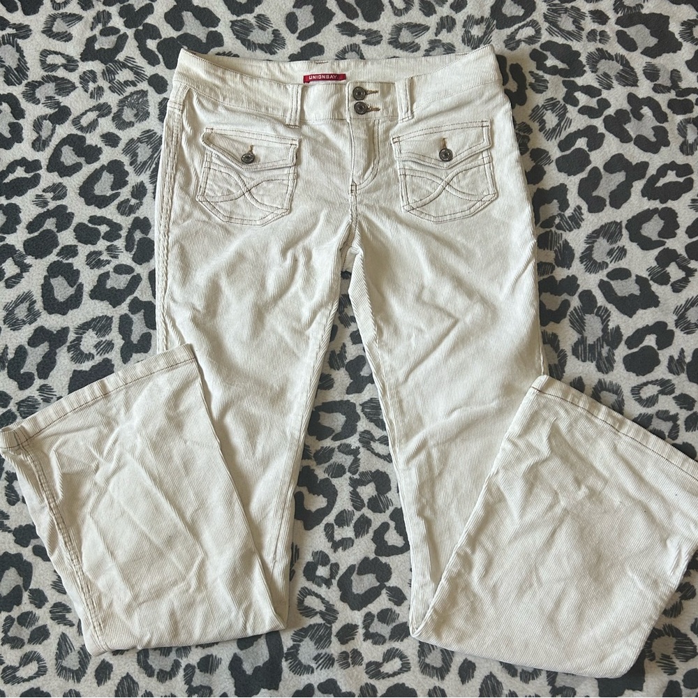UNIONBAY Cream Corduroy Pants